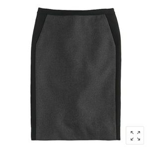 J. Crew no 2 pencil skirt in double-serge wool
